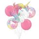 Enchanted Unicorn Foil Balloon Bouquet, 5pc